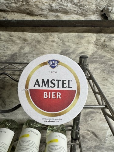 Pack 100 amstel beer mats - pack,
