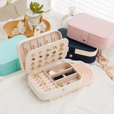 Portable Leather Box Organizer