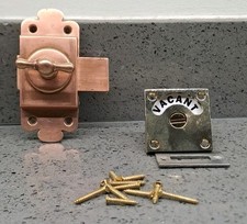 ORNATE BRASS VACANT ENGAGED