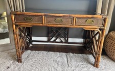 Vintage Bamboo Dressing Table