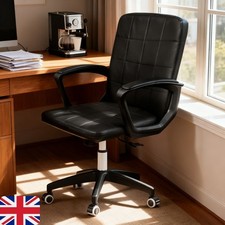 Black Leather Office Chair