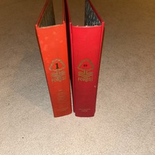 Nottingham Forest Original Football Program Binders 1970/80's set of 2