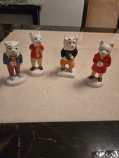 beswick rupert the bear figurine collection of 4 including Rupert Snowballing