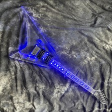 Acrylic Body Flying V Electric