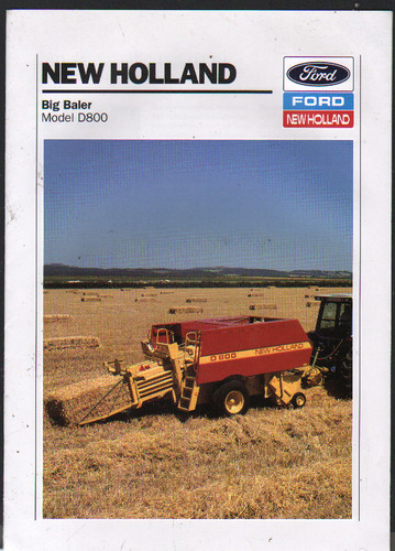 New holland model d800 big - holland,