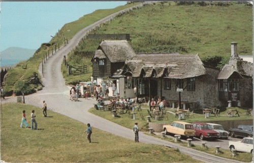 Devon postcard branscombe sea - branscombe,