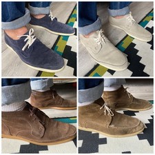 Men's Suede Folk Shoes Size 44 [x2] & Men’s Suede Folk Boots Size 44 [x2]