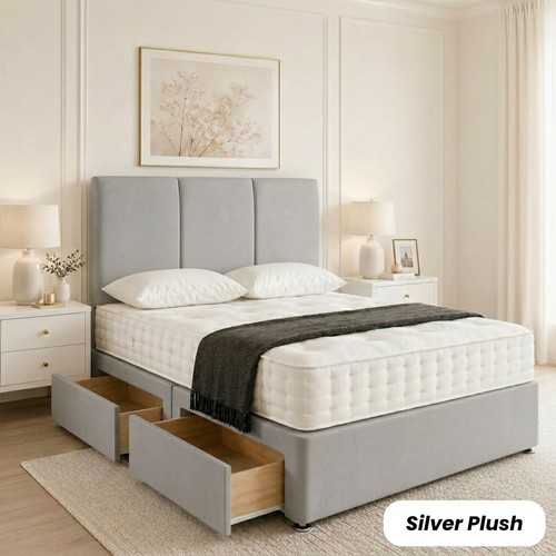 Double divan bed - divan,