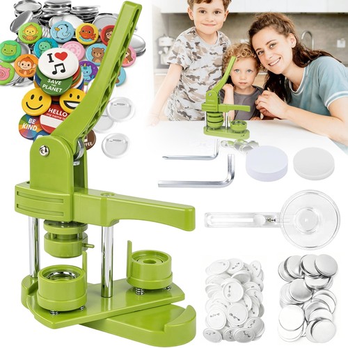 Rotary button maker machine - button,