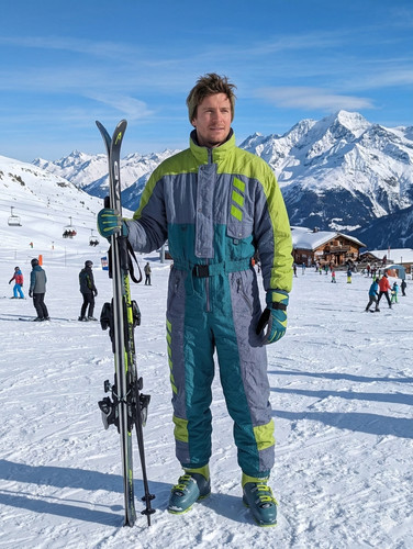 Vintage ski suit - ski, piece