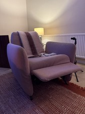 Modern Pink Recliner Armchair