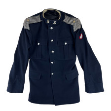 British Army Jacket No 1 Dress Black Royal Yeomanry Chainmail Kent London Medium