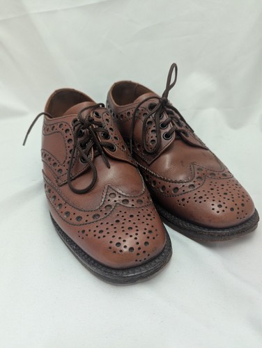 Loake brown brogues shoes size - loake,