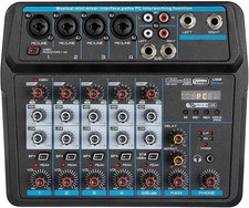 Biner U6 / Cobra acoustic-6 Channel Mixer Bluetooth Sound Mixing Console