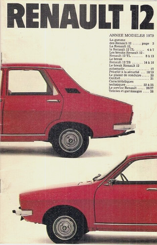 Renault 1978 1979 french - renault, 1978-1979