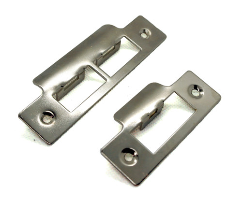 Chrome strike plates polished - chrome,