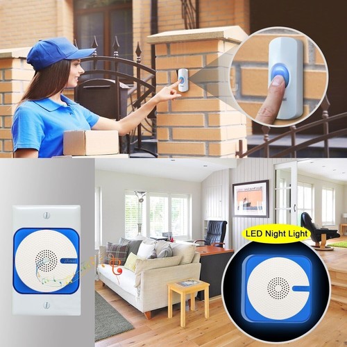 Ip44 wireless door chime kit - ip44,