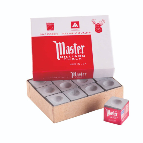 Tweetens master cue chalk - tweetens, grey