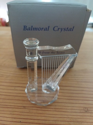 Vintage balmoral crystal harp - balmoral,