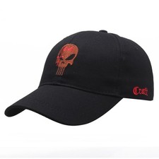 Mens Skull Punisher Embroidery