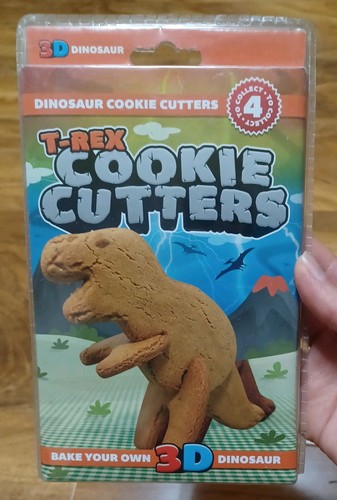 Dinosaur cookie cutter set - 3d,
