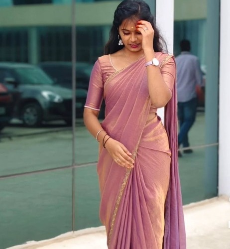 Space silk party wear - space,