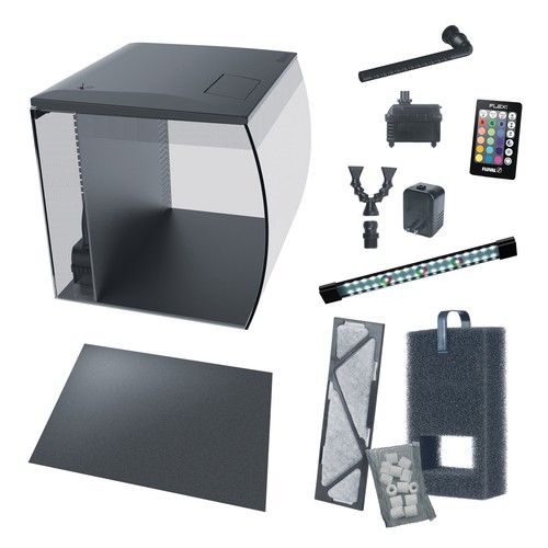 Fluval flex litre black - litre,