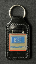 RALLYE SPORT RS COSWORTH FORD ESCORT SIERRA MOTOR CAR VINTAGE KEY RING FOB BADGE