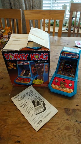 Coleco donkey kong mini arcade - kong,