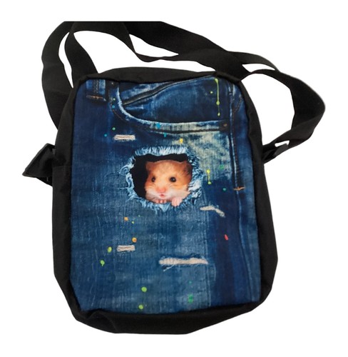 Hamster graphic crossbody - graphic, bag