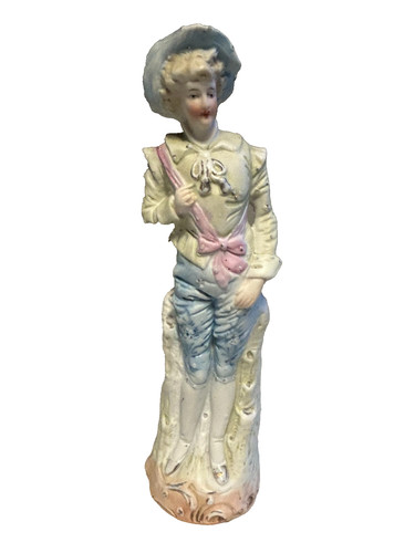 Vintage bisque man - vintage, figurine