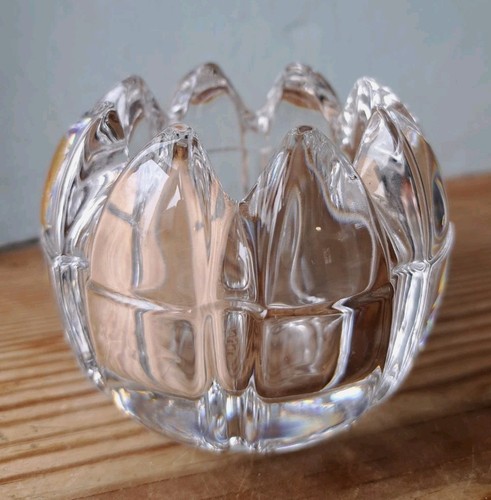 Lead crystal glass lotus - lead,