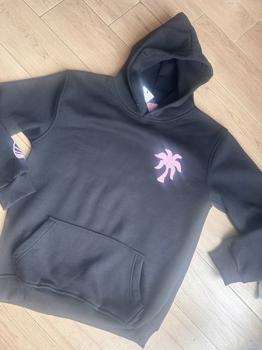 Black hoodie pink - —, palm