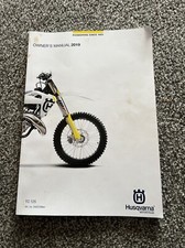 USED 2019 TC125 HUSQVARNA Manual Off road OWNERS Manual Motocross MX