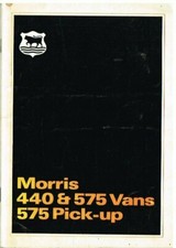 MORRIS MARINA 440 575 VAN PICK-UP ORIG. 1978 INSTRUCTION & MAINTENANCE HANDBOOK