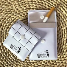White Portable Ashtray Pocket
