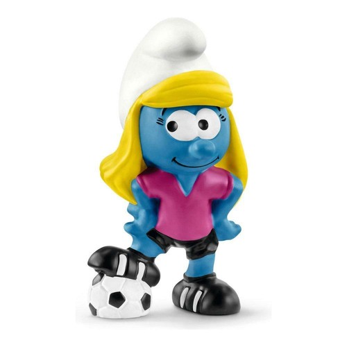 20805 football smurfette - football,