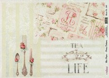 Cadence A4 Rice Paper Tea Time