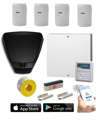 Smart wired intruder - alarm, kit