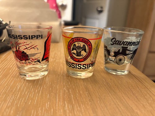 Mississippi shot glass - mississippi, vintage