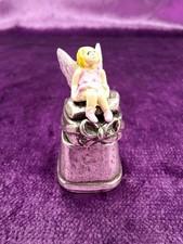 Warwick Models Pewter  Thimble - Pink Fairy by Stephen Frost - Collectable