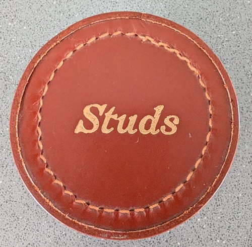 Studs cufflinks box brown - cufflinks,