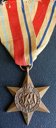 1939 1945 africa star - star, genuine