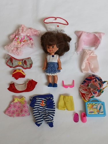 1990s barbie brunette shelly - brunette, /