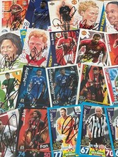 match attax, Shoot Out And Other Signed Cards.39