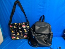 black Back pack with pockets &