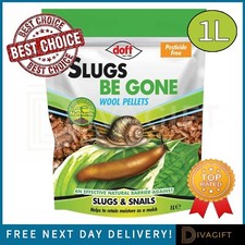DOFF SLUGS BE GONE WOOL PELLETS 1L NATURAL AGAINST SLUGS & SNAILS PESTICIDE FREE