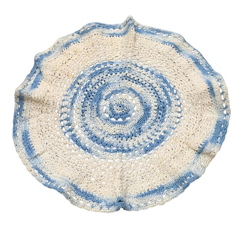 Vintage handmade crochet doily - crochet,