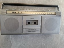 Grundig RR340 Vintage Stereo Radio AM/FM Cassette Recorder Tested and Working
