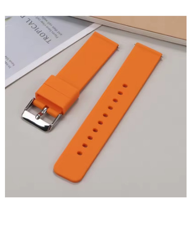 Silicone rubber watch - rubber, strap